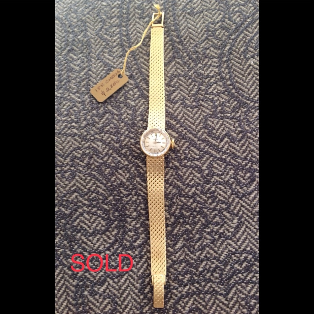 ***SOLD*** OMEGA DeVILLE 18KT GOLD luxury, estate watch